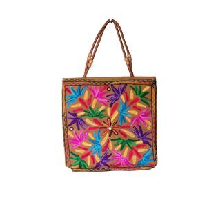 Hand sewn Oriental Handbag Tote Carryall Bag‎